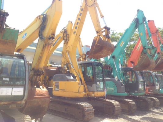 รถขุด Komatsu PC128US-2E1 สต็อกเรา สนใจโทร. 080-6565422 (หนิง)