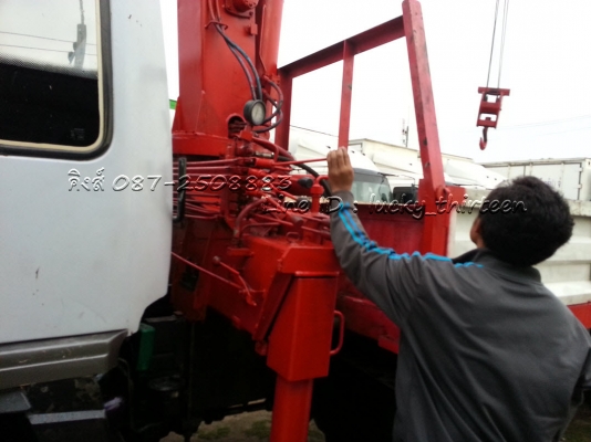 ขาย Hino FF1Jปี43 ติดเครนท้องวี TONADA 4.5ตัน 4 ปลอก