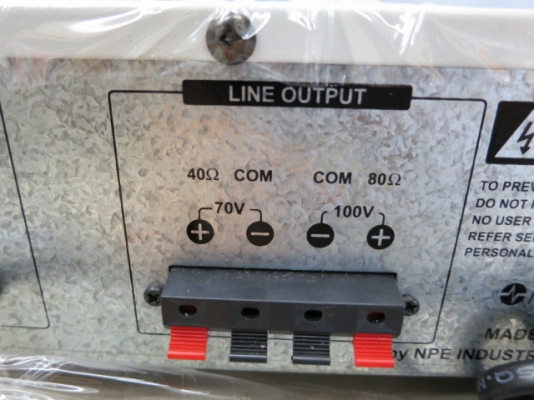 เครื่องขยายเสียง NPE รุ่น TR-250L 120 วัตต์ 100 โวลท์ ของใหม่