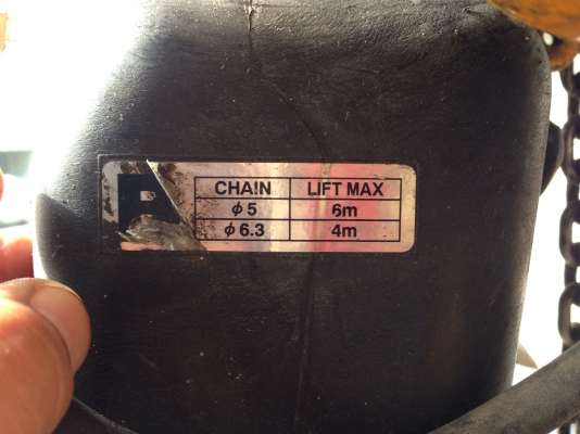ขายรอกไฟฟ้า Kito 125Kg. 380V สภาพสวย วิ่งนิ่ม พร้อมใช้งาน ( ไม่มีตัวกันโซ่ครับ ) ขายรอกไฟฟ้า Kito 125Kg. 380V สภาพสวย วิ่งนิ่ม พร้อมใช้งาน ( ไม่มีตัวกันโซ่ครับ )