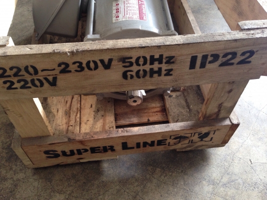 ขายมอเตอร์ mitsubishi 3HP. SCL-KR 220V ไฟบ้าน ของใหม่ในลัง ไม่เคยใช้งานครับ