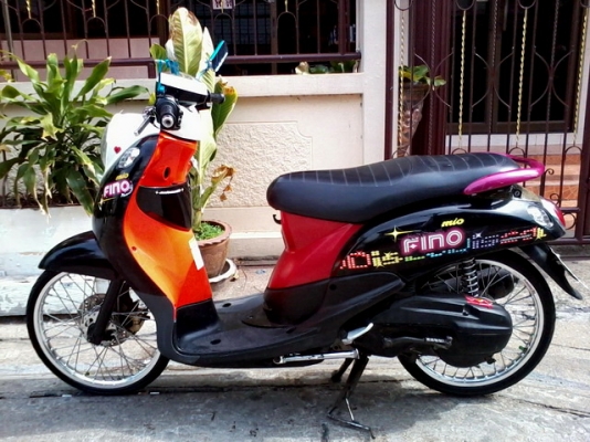 ขายYamaha Fino ปี54 เครื่องเดิมแต่งนิดหน่อย