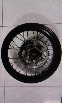 เฟรมรถวิบาก ถังน้ำมันแวนแวน ล้อหลังTW200