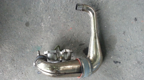 ขายท่อแต่ง PJS คอ R&amp;D ใส่ kawasaki 650 750 สภาพสวยจากญี่ปุ่น