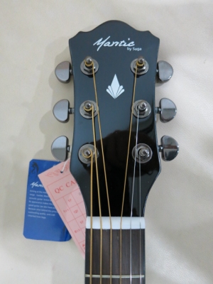 2,990.-กีต้าร์โปร่งเว้า Mantic รุ่น AG-370c สีดำเงา สวยมาก ของใหม่ มือหนึ่ง มี 3 สี