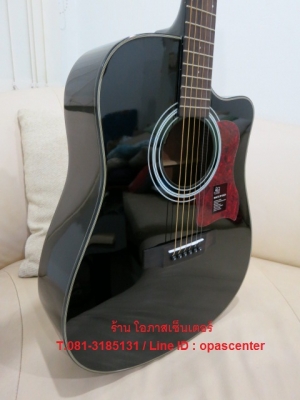 2,990.-กีต้าร์โปร่งเว้า Mantic รุ่น AG-370c สีดำเงา สวยมาก ของใหม่ มือหนึ่ง มี 3 สี