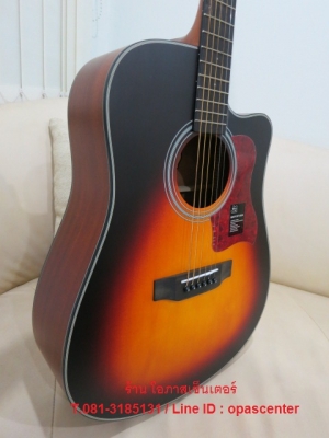 2,990.-กีต้าร์โปร่งเว้า Mantic รุ่น AG-370c สีดำเงา สวยมาก ของใหม่ มือหนึ่ง มี 3 สี