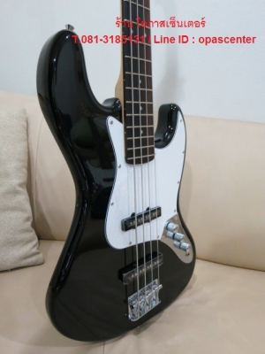 เบสไฟฟ้า 4 สาย ยี่ห้อ Overdrive สีดำ สีไม้ สีฟ้า ของใหม่ มือหนึ่ง ทรงแจ๊สเบส