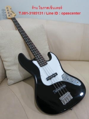เบสไฟฟ้า 4 สาย ยี่ห้อ Overdrive สีดำ สีไม้ สีฟ้า ของใหม่ มือหนึ่ง ทรงแจ๊สเบส