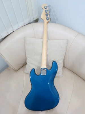 เบสไฟฟ้า 4 สาย ยี่ห้อ Overdrive สีดำ สีไม้ สีฟ้า ของใหม่ มือหนึ่ง ทรงแจ๊สเบส