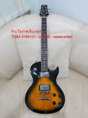 ลดพิเศษ-กีต้าร์ไฟฟ้าทรงเลสพอล ยี่ห้อ Peavey รุ่น SC-2 ของใหม่มือหนึ่ง สีโทแบ็คโค่เบิร์ส