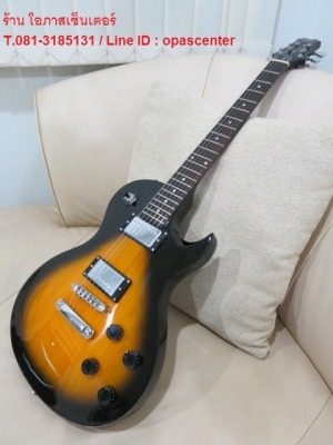 ลดพิเศษ-กีต้าร์ไฟฟ้าทรงเลสพอล ยี่ห้อ Peavey รุ่น SC-2 ของใหม่มือหนึ่ง สีโทแบ็คโค่เบิร์ส