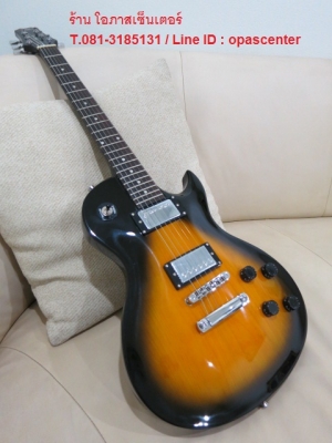 ลดพิเศษ-กีต้าร์ไฟฟ้าทรงเลสพอล ยี่ห้อ Peavey รุ่น SC-2 ของใหม่มือหนึ่ง สีโทแบ็คโค่เบิร์ส