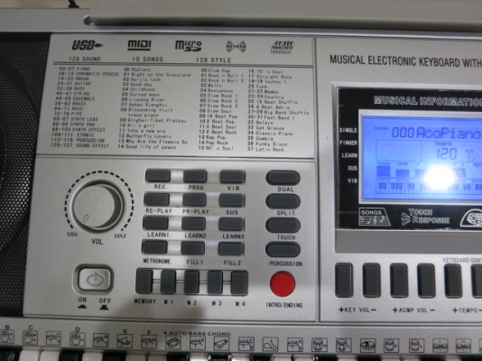 Keybord 61 Key ตัวใหญ่ XIN YUN รุ่น XY-332 ของใหม่ กำหนดจังหวะได้ เสียบ USB ได้