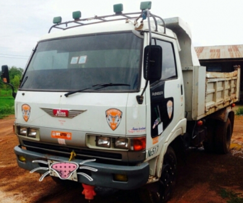 หกล้อ ราคา ( 375,000บ) ฮีโน หัว FC135 ดั้ม5คิว สวยพร้อมใช้งาน ทะเบียนพร้อมโอน