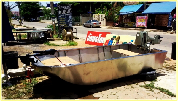 ขายครับ เรือสแตนเลส 11ฟุต