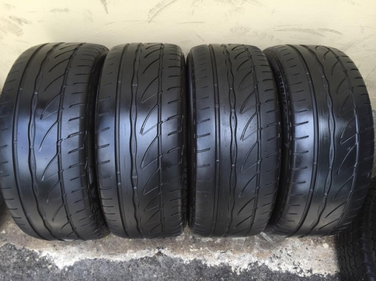 ขายยาง BRIDGESTONE RE002 215-45-17 ปี11 ดอกสวย ไม่กินข้าง พร้อมใช้งาน ชุดละ 4,900 บาท