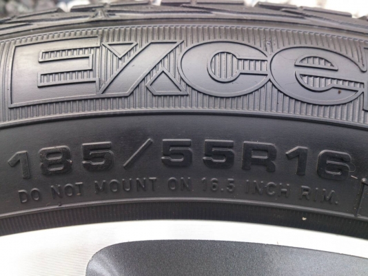 ขายแม็ก HONDA CITY พร้อมยาง  GOOD YEAR 185/55R16 ยางสัปดาห์ที่35ปี12 สวยๆ จำนวน 1 ชุด