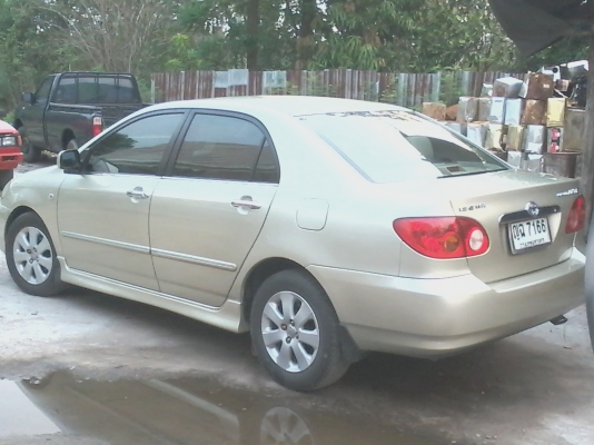 ขายด่วนครับ TOYOTA ALTIS 1.8 ปี03 สีทอง ติดแก๊ส LPG แล้วครับ รถเดิมๆพร้อมใช้ครับ