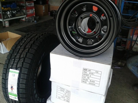 ขายกะทะ15 พร้อมยาง 31x10.5x15 ของใหม่ปี15 ราคาโปรโมชั่น