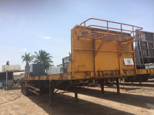 รถกึ่งพ่วง พื้นเรียบ สามมิตร สามเพลา  ปี 50  สภาพสวย พร้อมใช้งาน  สนใจติดต่อเอ็ม ที เจริญยนต์ สาขาปทุมธานี  โทร .081-4948363,081-7361541 ไอดีไลน์ 0814948363      ผู้ขายแจ้งม.79 พร้อมแจ้งย้ายให้ลูกค้า            ยิ