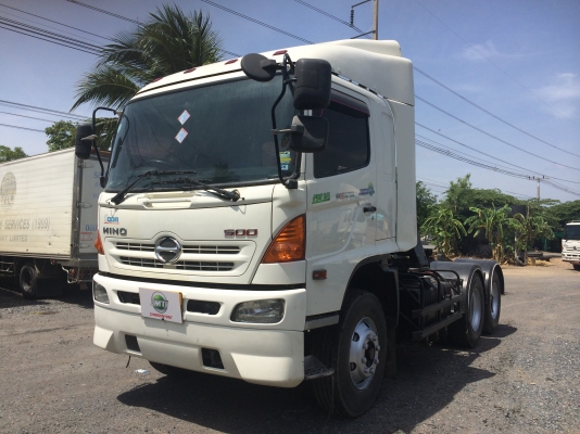 รถหัวลาก Hino รุ่น FM1AKLA 344 แรงม้า ปี 54 สภาพสวย พร้อมใช้งาน สนใจติดต่อเอ็ม ที เจริญยนต์ สาขาปทุม