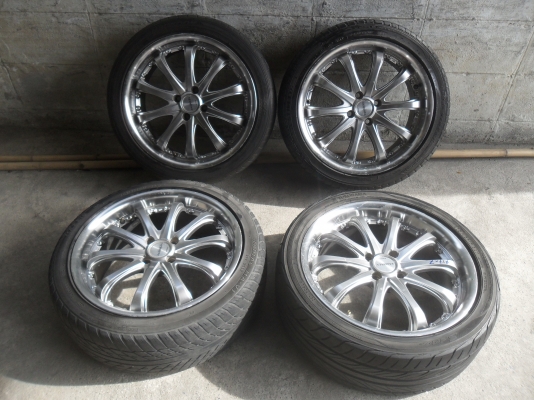 ล้อแม็ก 17นิ้ว 4รู100 พร้อมยาง สวยๆ 4 ล้อ ราคา 6500 บาท