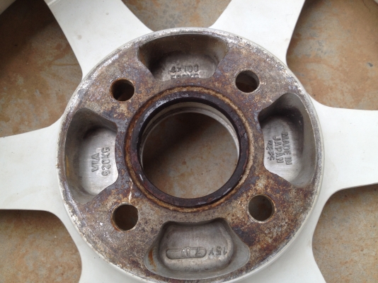 ขายล้อ TE37 แท้ ขอบ 15 กว้าง 7 นิ้ว 4 รู 100 ออฟ+35