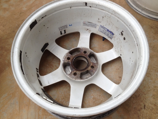 ขายล้อ TE37 แท้ ขอบ 15 กว้าง 7 นิ้ว 4 รู 100 ออฟ+35