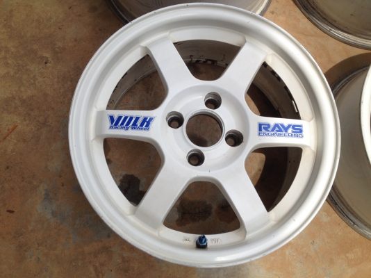 ขายล้อ TE37 แท้ ขอบ 15 กว้าง 7 นิ้ว 4 รู 100 ออฟ+35