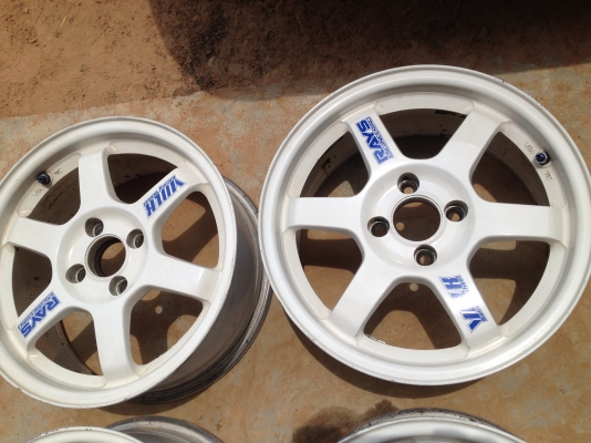 ขายล้อ VOLK TE37 แท้ ขอบ 15 กว้าง 7 นิ้ว 4 รู 100 ออฟ+35