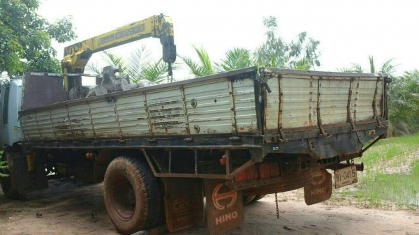 หกล้อติดเครน