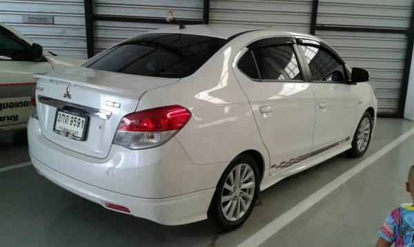 MITSU attrage 1.2 ออโต้ แอร์แบค เอบีเอส คอนโทรลพวงมาลัย รุ่นทอปสุด รถเดือน กค 57 ซื้อสดมา 597,000 MITSU attrage 1.2 ออโต้ แอร์แบค เอบีเอส คอนโทรลพวงมาลัย รุ่นทอปสุด รถเดือน กค 57 ซื้อสดมา 597,000