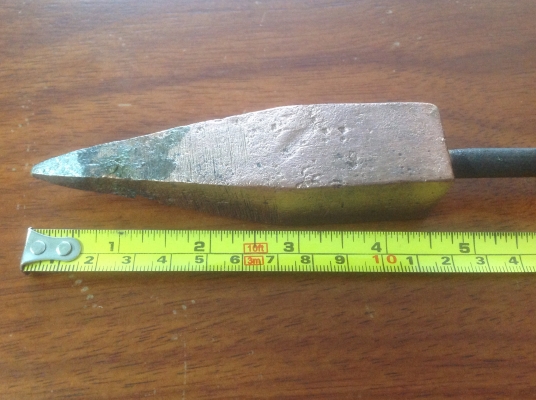 ขายหัวแร้งโบราณด้ามไม้ หนัก 1/2 กก. ขนาดหัว 4 1/2" ด้ามยาว 13"