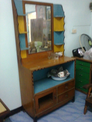 โต๊ะเครื่องแป้งไม้สัก โต๊ะเครื่องแป้งไม้สัก