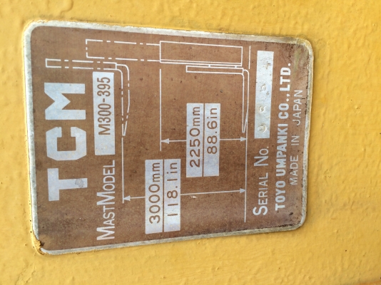 รถโฟลค์ลิฟต์ งากระดก TCM FD35 เช็คระบบเรียบร้อย