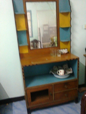 โต๊ะเครื่องแป้งไม้สัก