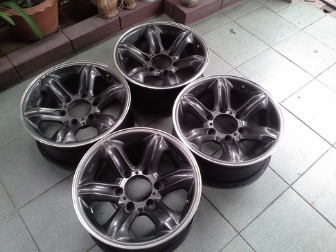 ล้อเล็บเหยี่ยว อีฃูสุ แท้ๆ 6/139 ขอบ16*7 et7.5 สภาพสวยๆ 1ชุด