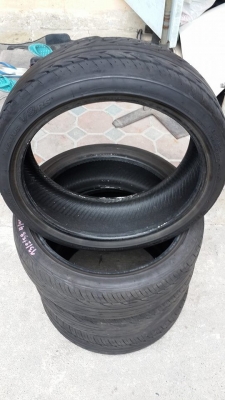 ขายยางสเป็กโหดๆ...ดอกแน่ๆ ยาง Hankook น่ายางต่ำๆ 165/452R16 ยางปี 13 สภาพยังสวยใช้ได้อีกนาน ไม่เคยปะ ราคา 4400 สนใจติดต่อสอบถาม 0891738889 เอก ดูของได้ที่ อ่อนนุช 49