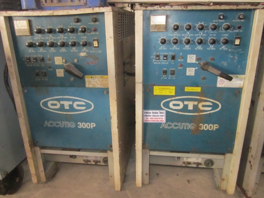 ขายเครื่องเชื่อมอาร์กอน 300A  OTC ACCUTIG  300P มือสอง