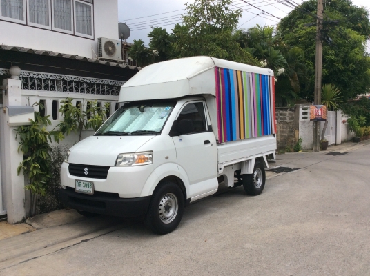 2010 suzuki carry ลดราคา 155000พร้อมแก็สLpg ประหยัดรถเดิมห้าง