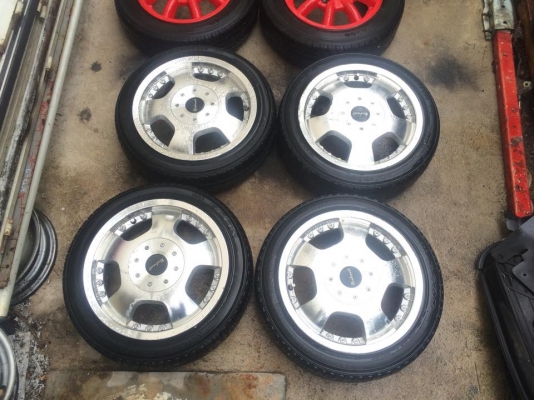 ขายล้อขอบ14x5 4/110 และ4/100 เก่าญี่ปุ่น สภาพดีพร้อมยางโยโก 155/55/14