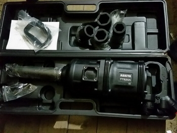 บล็อคลม ยี่ห้อ ASHITA ขนาด 1 นิว พร้อมหัวบล็อค 4 หัว สำหรับถอดล้อรถ 6 และ 10 ล้อ