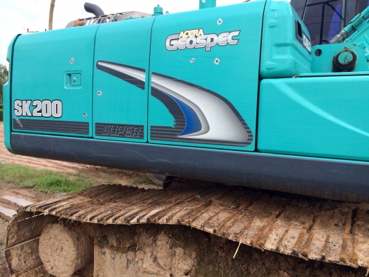 ขายด่วน  รถแบคโฮ  KOBELCO  200- 8   YN12  5500  ชม. สภาพดีมาก  พร้อมขาย  พร้อมใช้งาน  เอกสารพร้อม