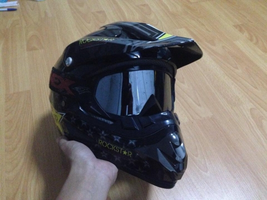 หมวกวิบาก พร้อมแว่น หมวกวิบาก พร้อมแว่น