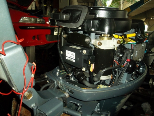 เครื่องเรือ yamaha 40hp fourstroke นำเข้าเก่าญี่ปุ่น