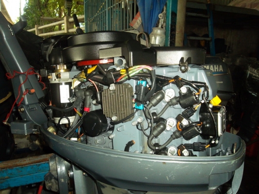 เครื่องเรือ yamaha 40hp fourstroke นำเข้าเก่าญี่ปุ่น