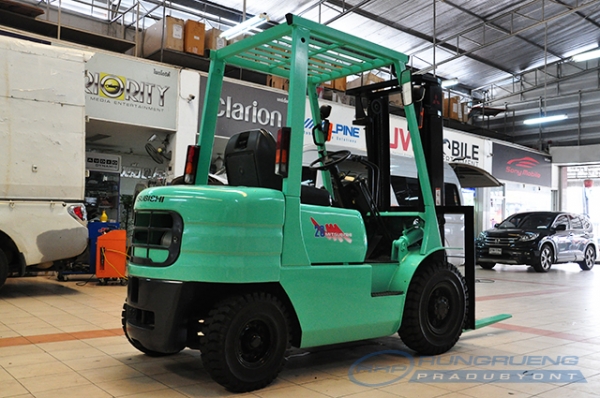 ขายรถโฟล์คลิฟท์มือสอง MITSUBISHI รุ่น FG20  ราคา 185,000 บาท นำเข้าจากประเทศญี่ปุ่น 100\% ไม่เคยใช้งานในประเทศไทย