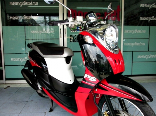 Fino ps สีดำแดงขาว สียอดนิยมจริงๆ รถเดือน กันยายน ปี 57 ไมล์ 5 พันโล  แถม 3 รายการ 26900