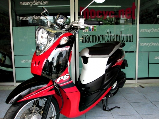 Fino ps สีดำแดงขาว สียอดนิยมจริงๆ รถเดือน กันยายน ปี 57 ไมล์ 5 พันโล  แถม 3 รายการ 26900